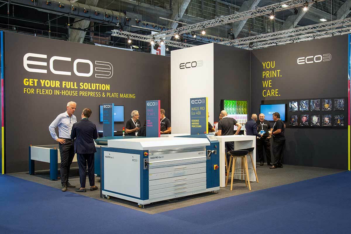 ECO3 booth at Labelexpo