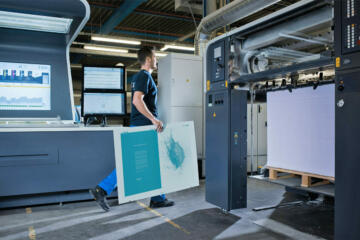 ECO3 printing plate in the pressroom