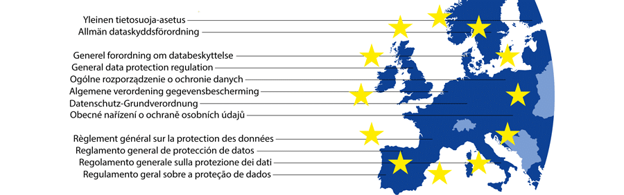 GDPR names in the EU