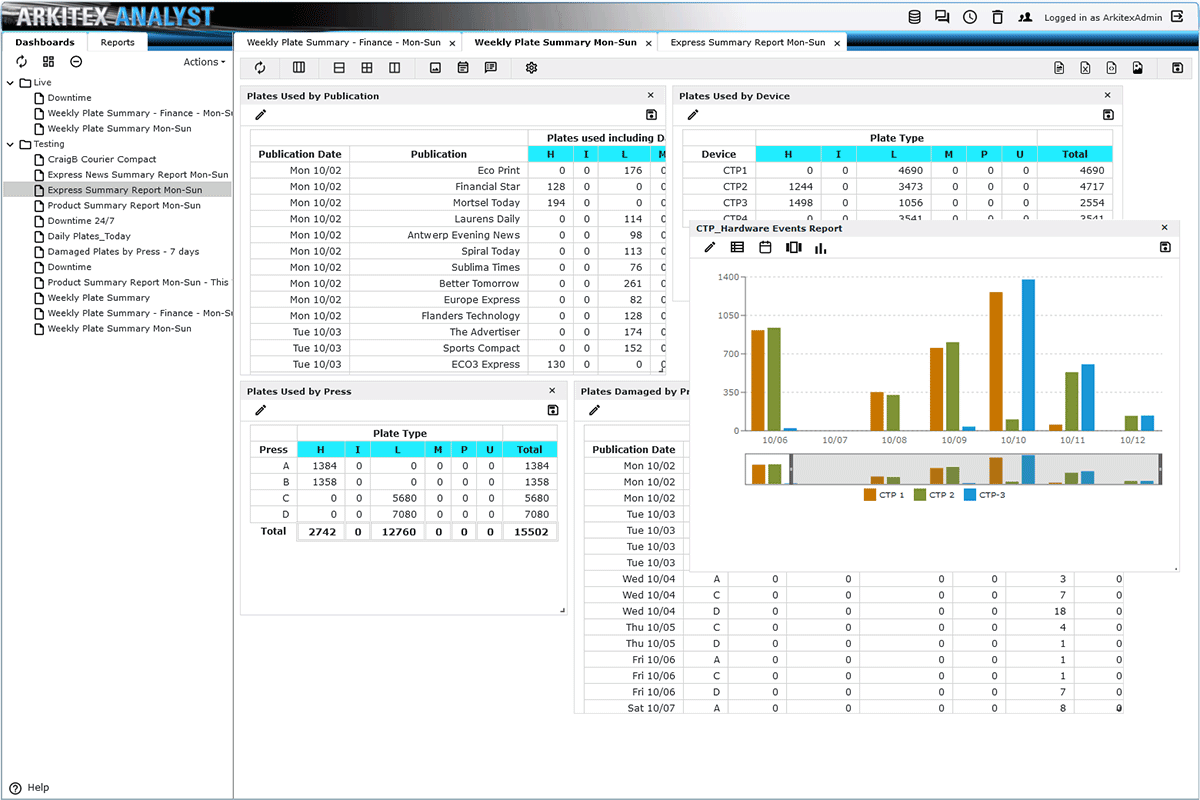 Arkitex Analyst screenshot 1200x800