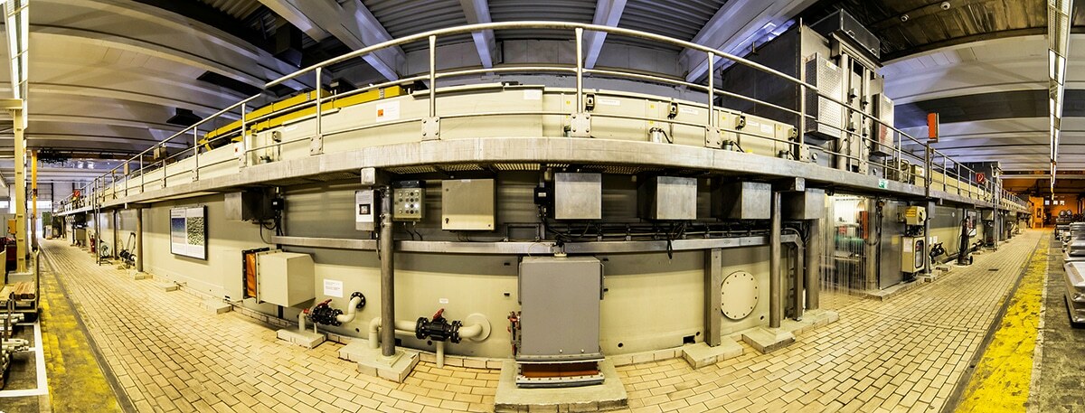 Panorama printing plate production