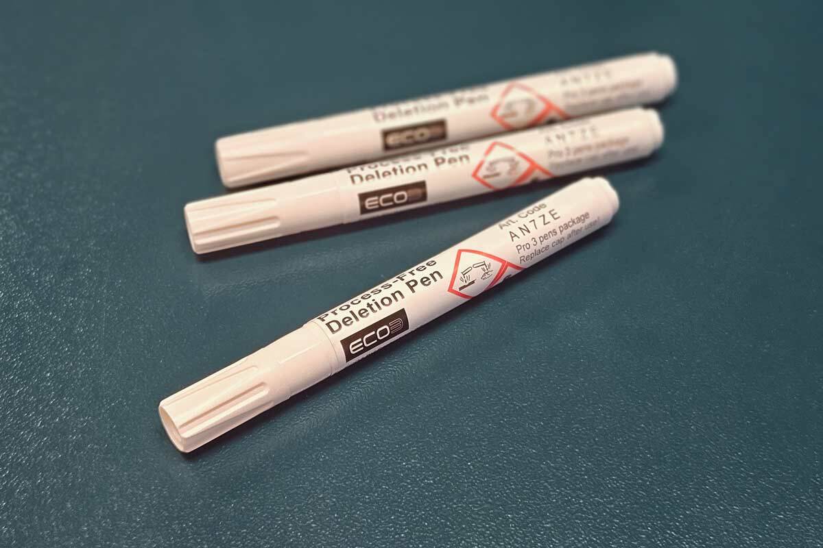 ECO3 Process Free Deletion Pens